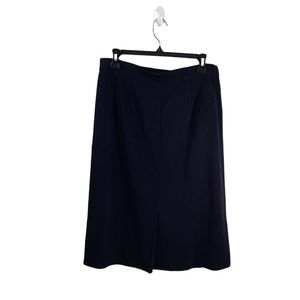Misook Classic Black Pull-On Skirt